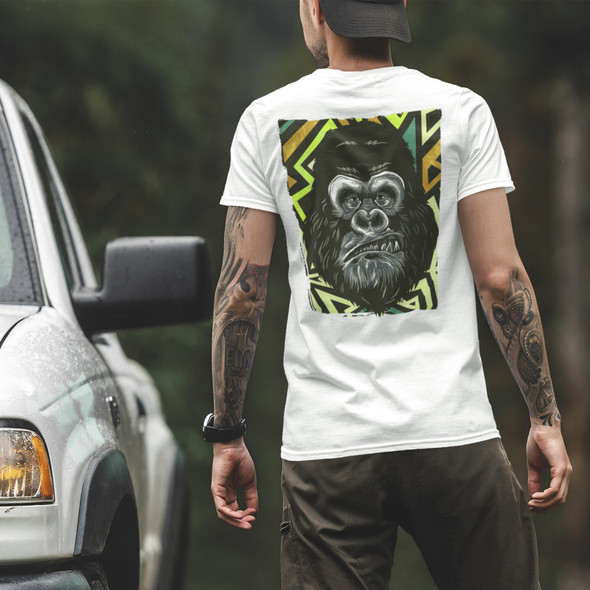 Unisex T-shirt With Gorilla Print