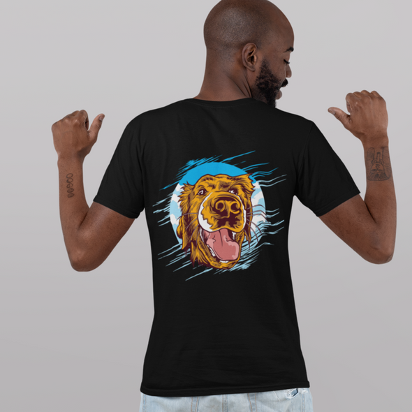 Happy Dog Printed Unisex T-shirt