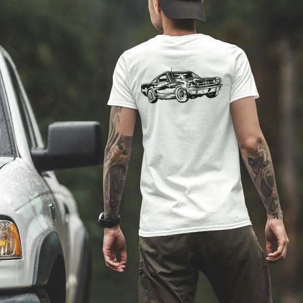 Mustang Car Printed Unisex T-shirt