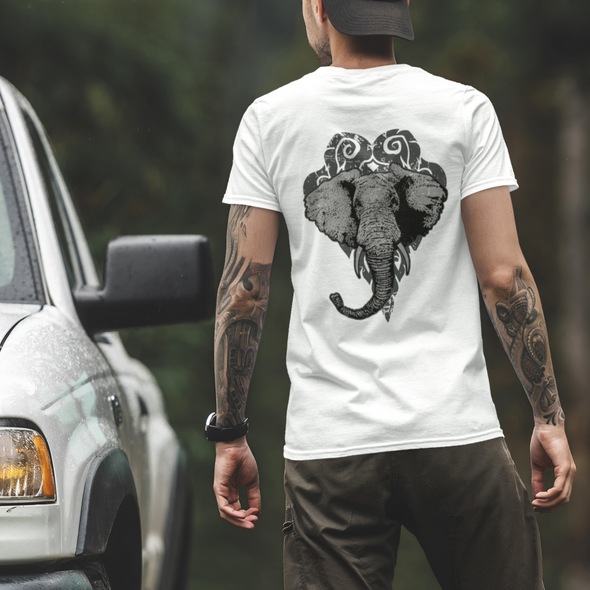 Unisex T-shirt With Elephant Print