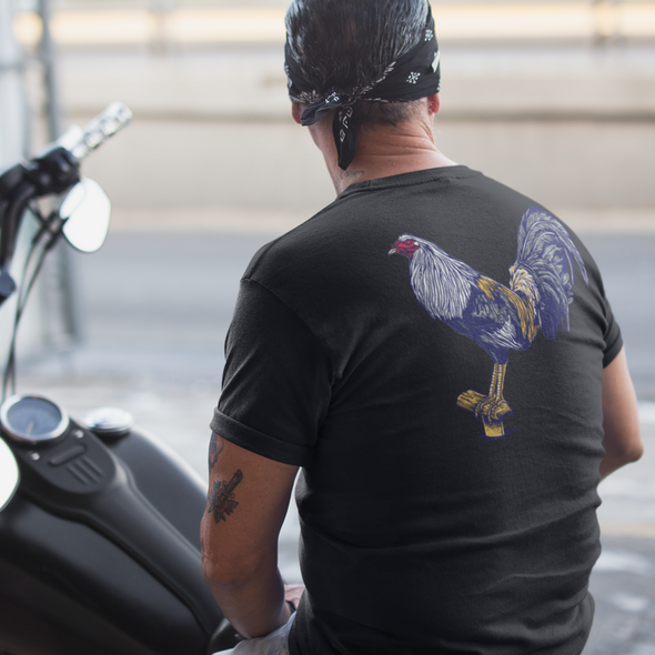 Unisex T-shirt With Gamefowl Print