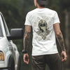 Skull Bandana Black & White Unisex T-Shirt