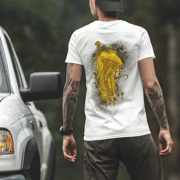 Unisex T-shirt With Jellyfish Print