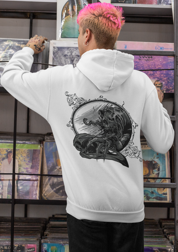 Unisex Skull Printed Hoodie