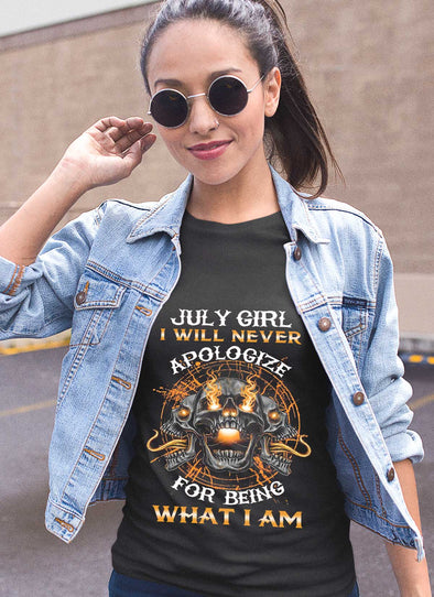 New Edition**July Girl Will Never Apologize** Shirts & Hoodies