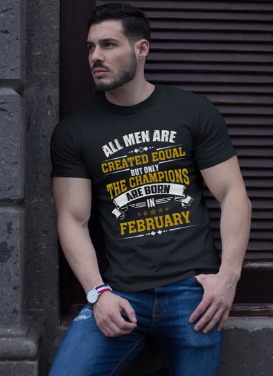 Limited Edition **Champions Are Born In February** Shirts & Hoodies