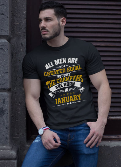 Limited Edition **Champions Are Born In January** Shirts & Hoodies