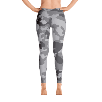 Limited Edition Grey Camouflage Printed Leggings