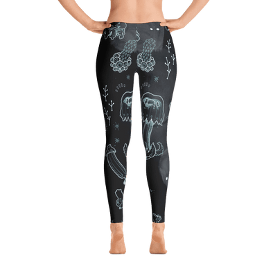 Limited Edition Blue Over All Printed Leggings