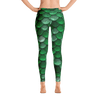 Limited Edition Sea Green Fish Scale Printed Leggings
