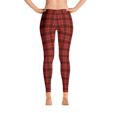 Limited Edition Red Check Print Leggings