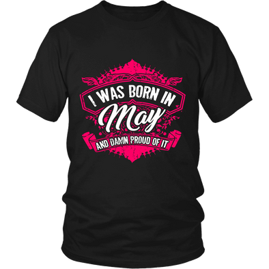 Limited Edition Proud To Be Born In May Shirts