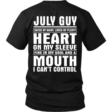 Limited Edition ***July Guy - Can't Control Mouth Back Print*** Shirts & Hoodies