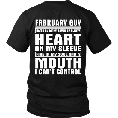 Limited Edition ***February Guy - Can't Control Mouth Back Print*** Shirts & Hoodies