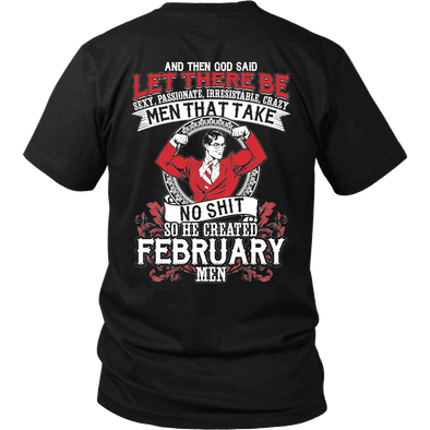 Limited Edition **God Created February Men** Shirts & Hoodies