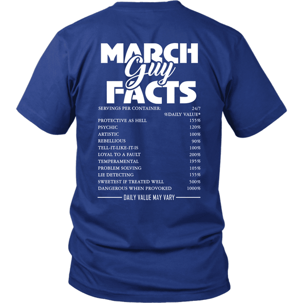 Limited Edition ***March Guy Facts*** Shirts & Hoodies