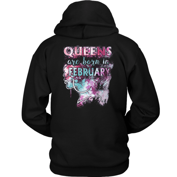 **Limited Edition** February Born Queens Back Print Shirt