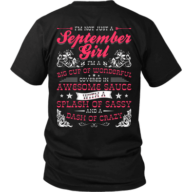 Limited Edition ***Not Just September Girl*** Shirts & Hoodies