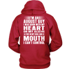 Limited Edition ***August Guy Heart On Sleeve Back Print*** Shirts & Hoodies