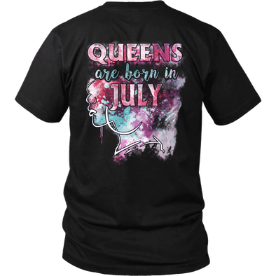 **Limited Edition** July Born Queen Back Print Shirt