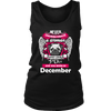 December Women Who Loves Pug Shirt