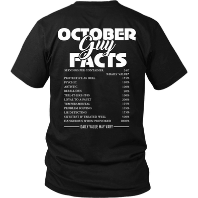 Limited Edition *** October Guy Facts*** Shirts & Hoodies