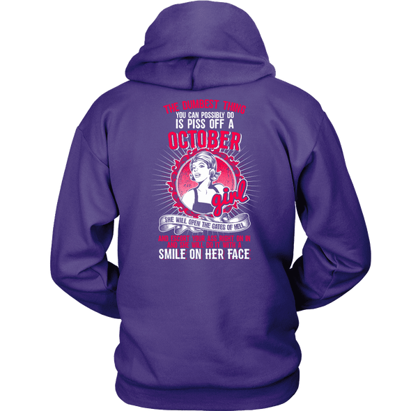 Limited Edition ***Piss Off October Girl*** Shirts & Hoodies